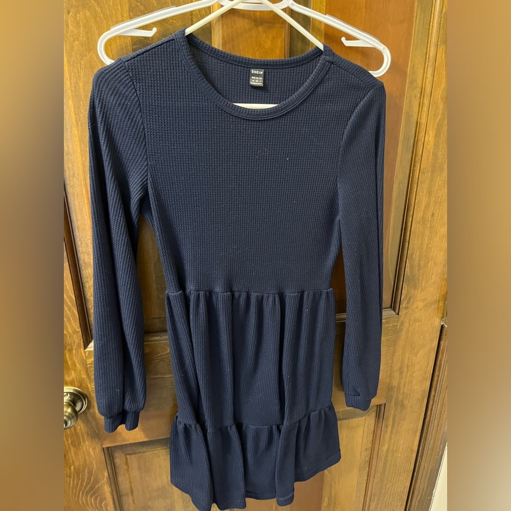 Long sleeve Henley dress
